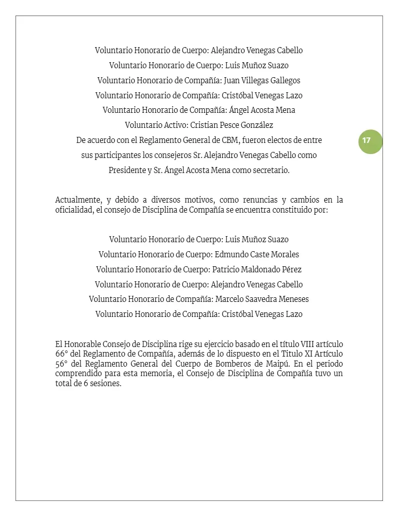 Página 17 de Memoria Anual 2024