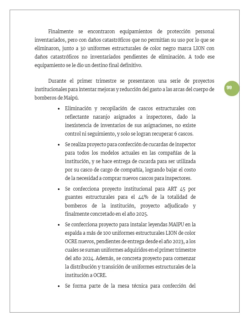 Página 99 de Memoria Anual 2024