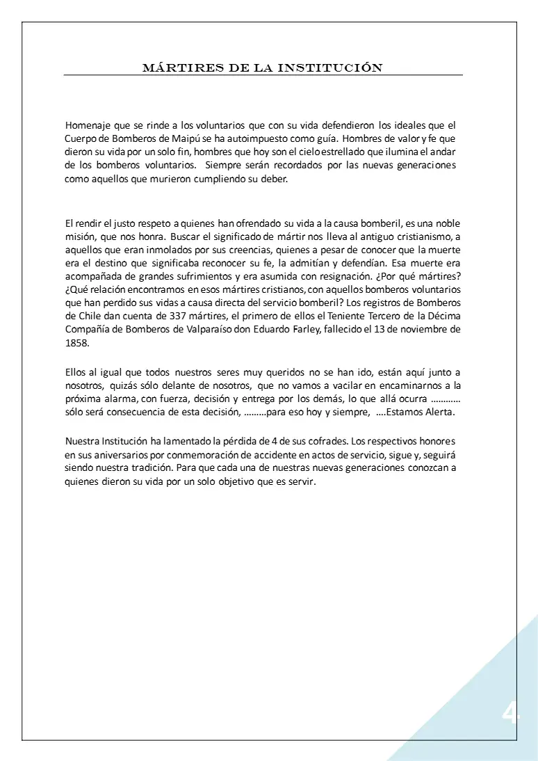 Página 4 de Memoria Anual 2023