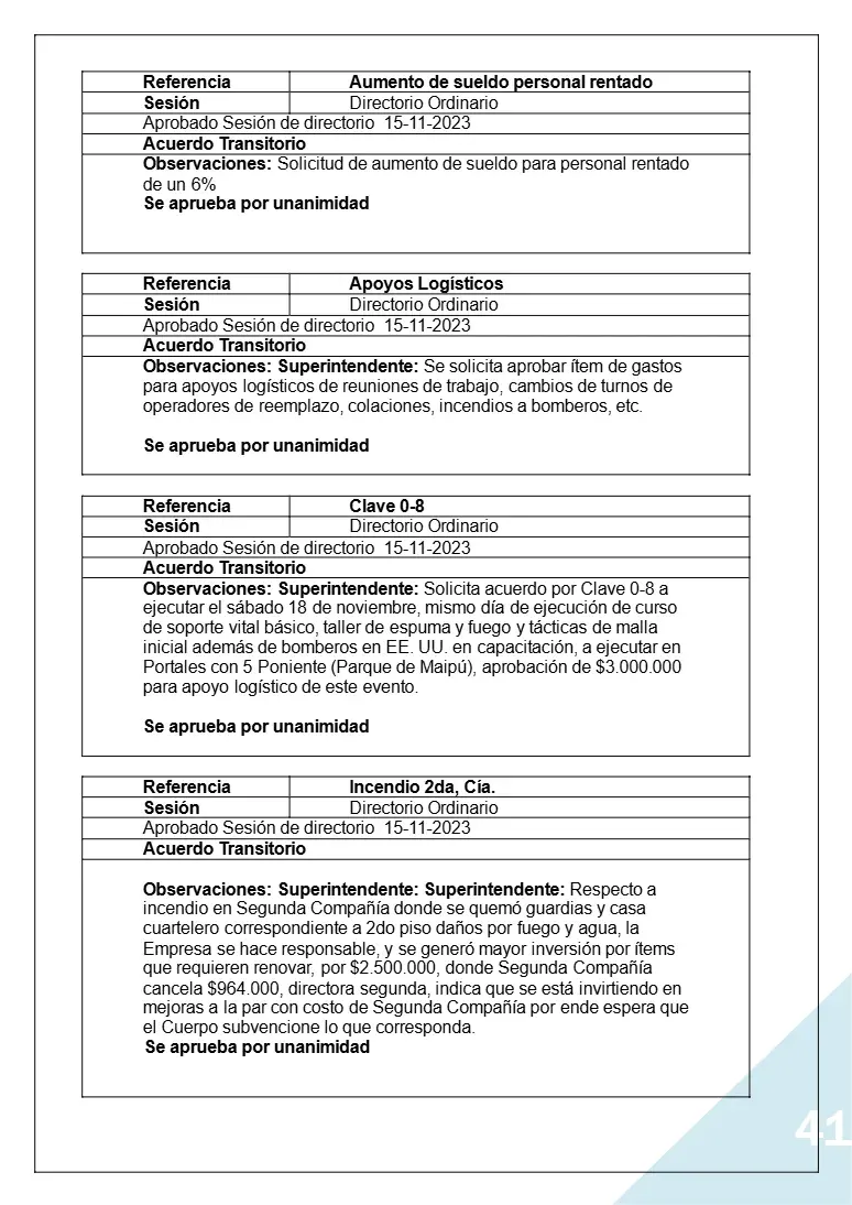 Página 41 de Memoria Anual 2023