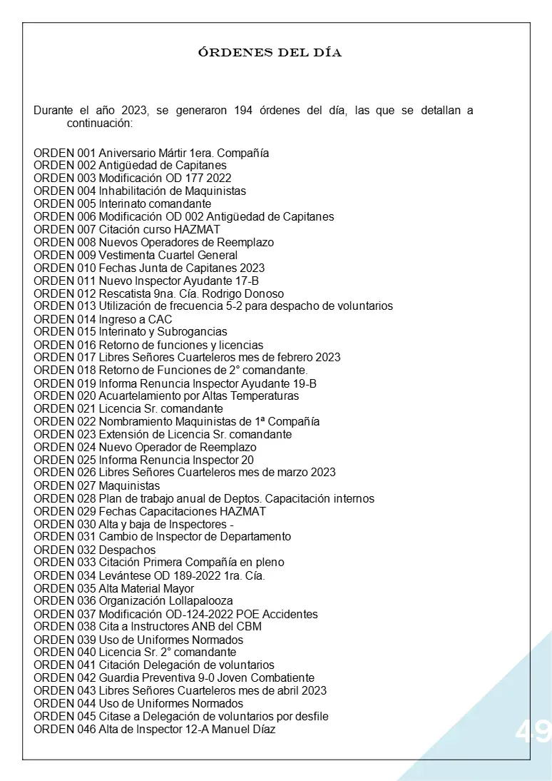 Página 49 de Memoria Anual 2023